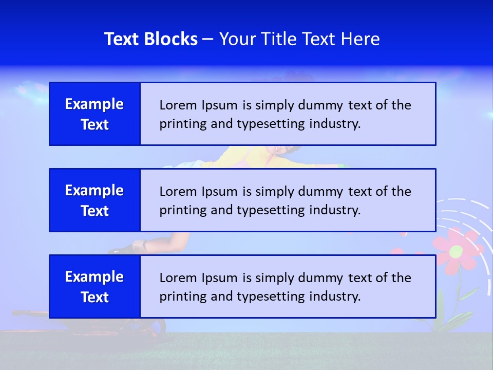 Care Garden Cartoon PowerPoint Template