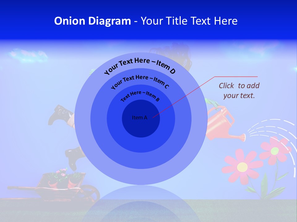 Care Garden Cartoon PowerPoint Template