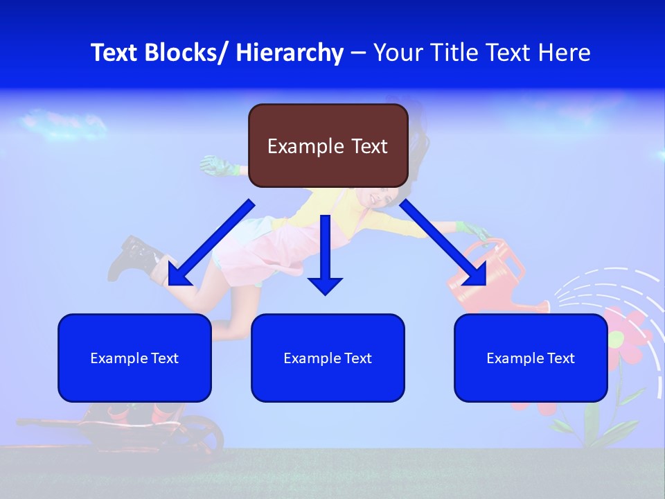 Care Garden Cartoon PowerPoint Template