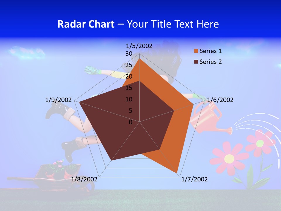 Care Garden Cartoon PowerPoint Template