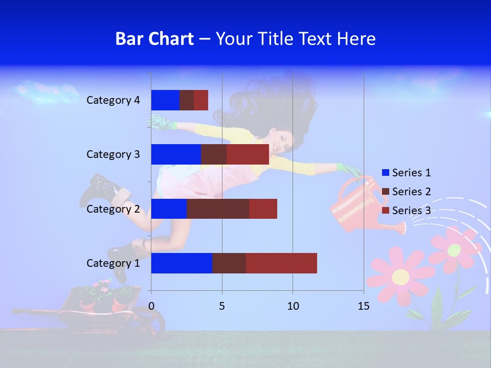 Care Garden Cartoon PowerPoint Template
