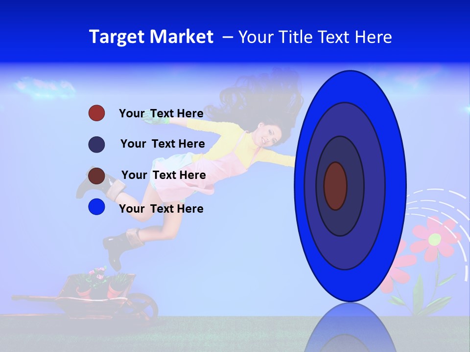 Care Garden Cartoon PowerPoint Template