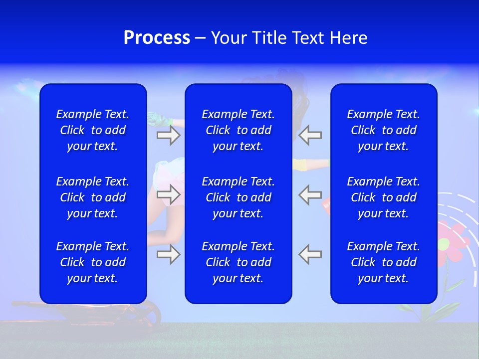 Care Garden Cartoon PowerPoint Template