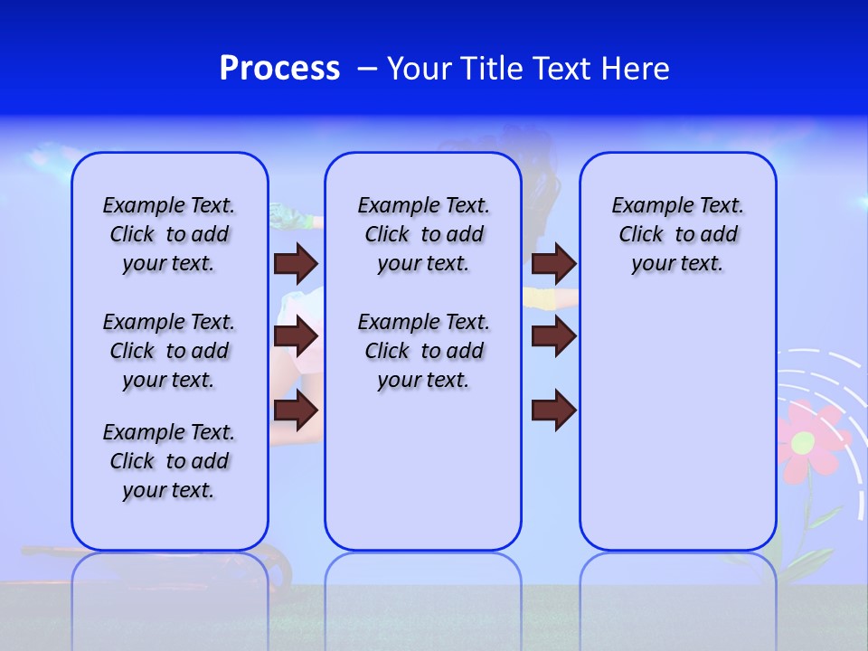 Care Garden Cartoon PowerPoint Template