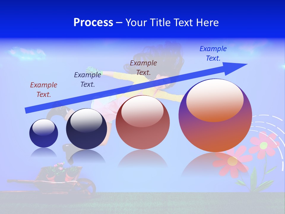 Care Garden Cartoon PowerPoint Template