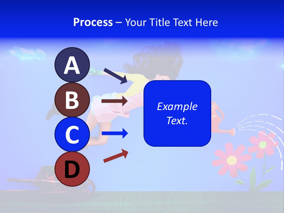 Care Garden Cartoon PowerPoint Template