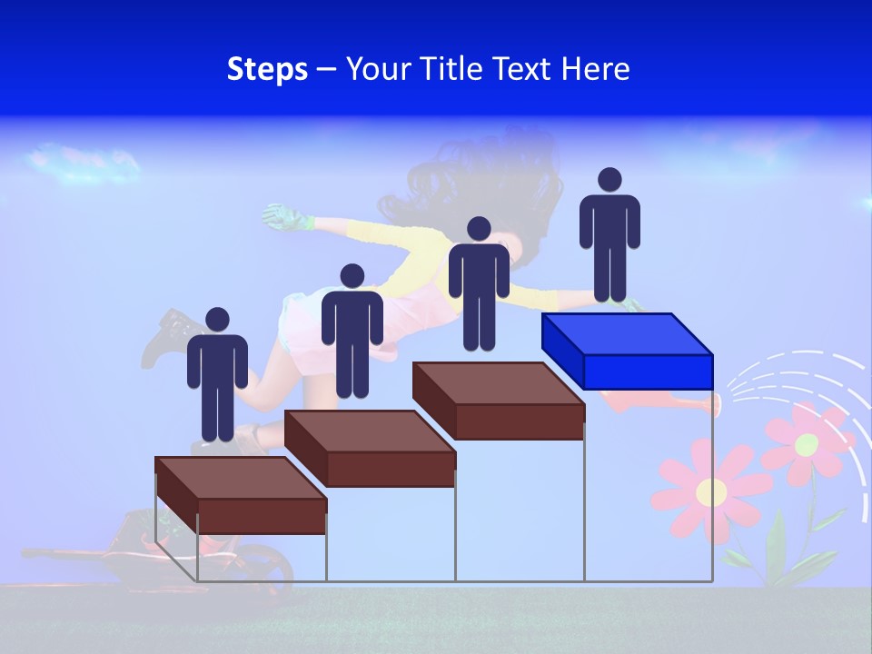 Care Garden Cartoon PowerPoint Template