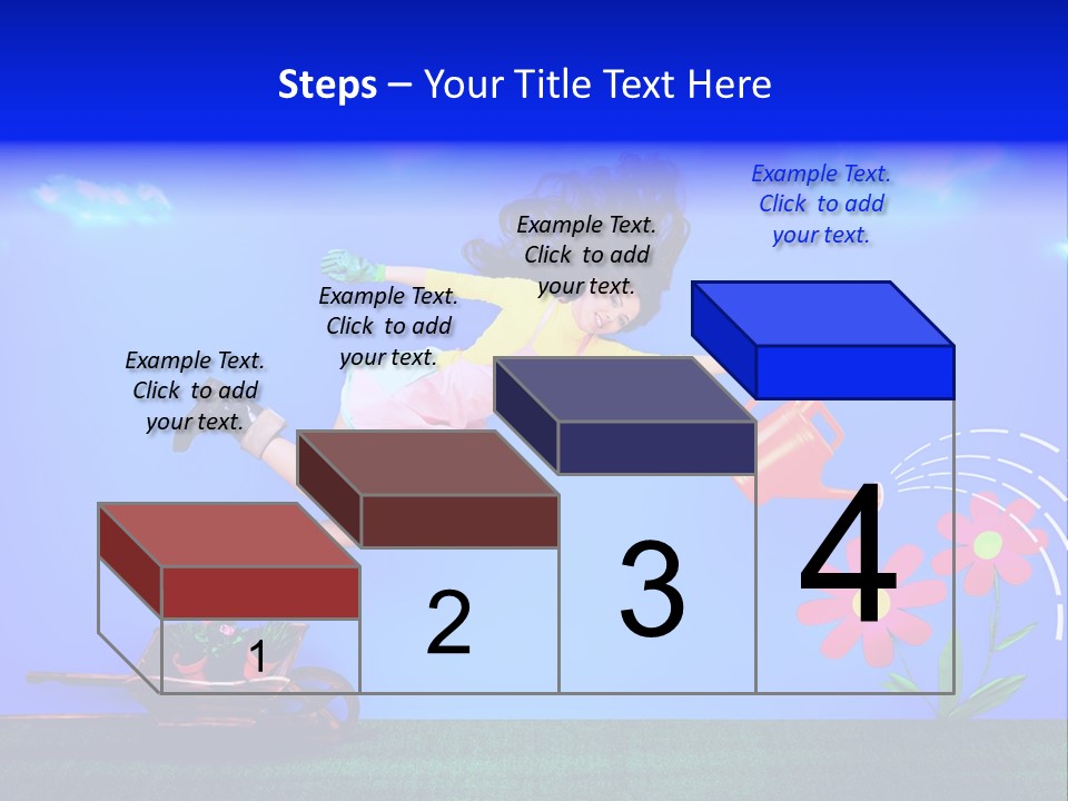 Care Garden Cartoon PowerPoint Template