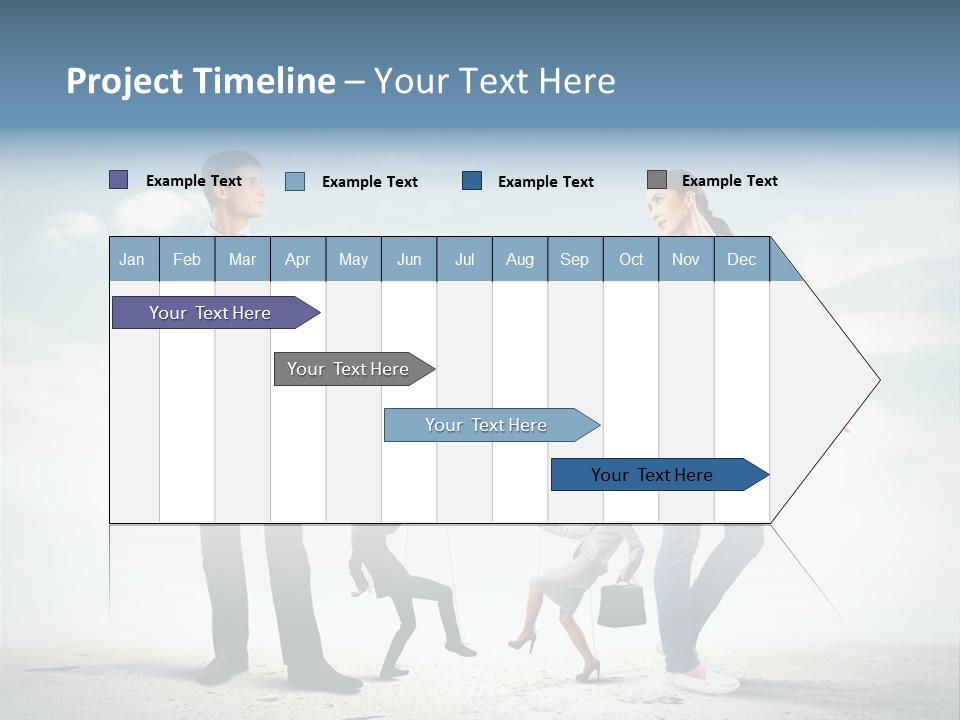 Woman Manipulated String PowerPoint Template