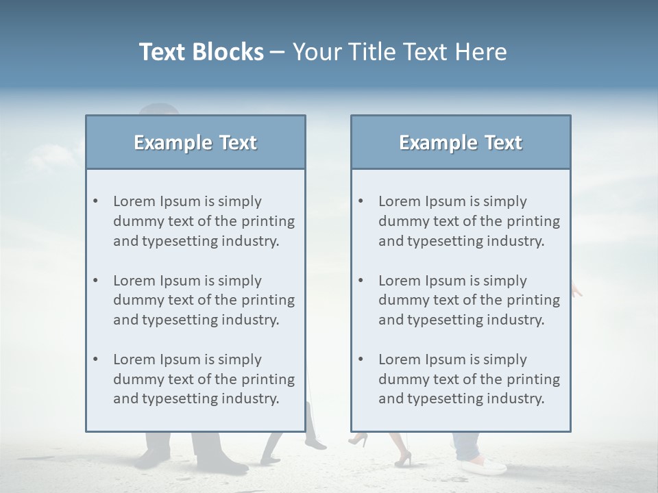 Woman Manipulated String PowerPoint Template