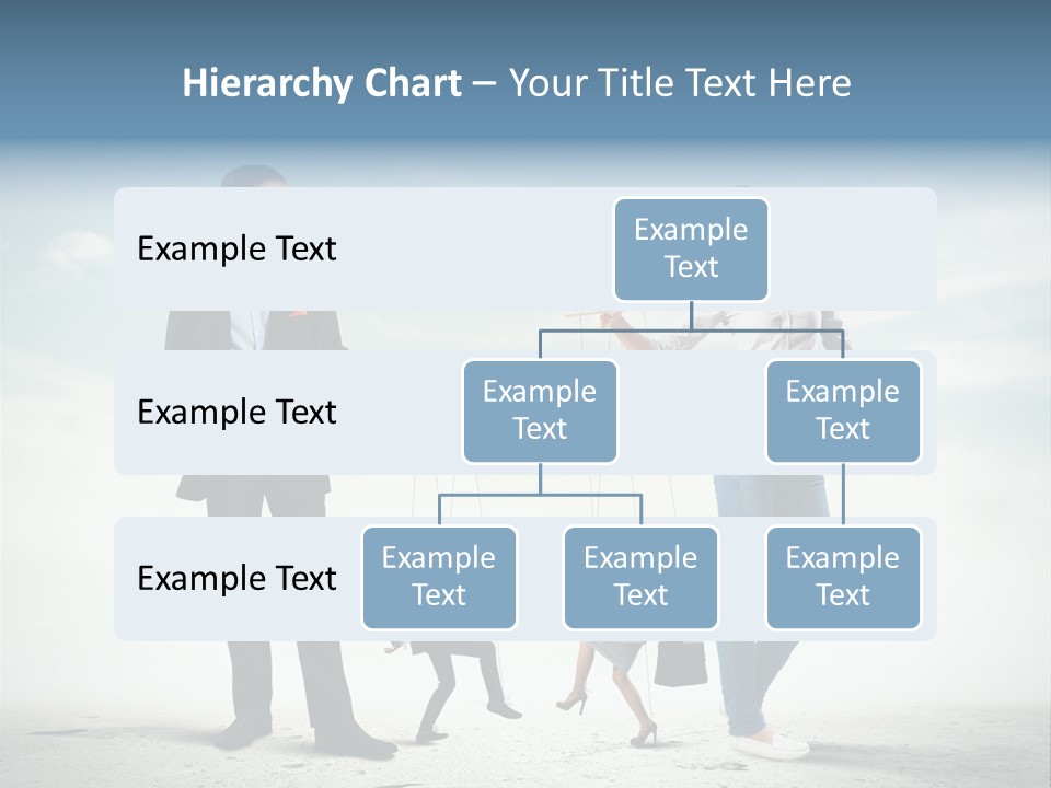 Woman Manipulated String PowerPoint Template