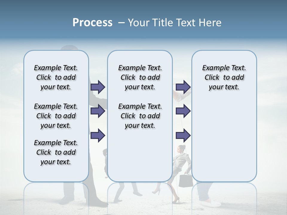 Woman Manipulated String PowerPoint Template