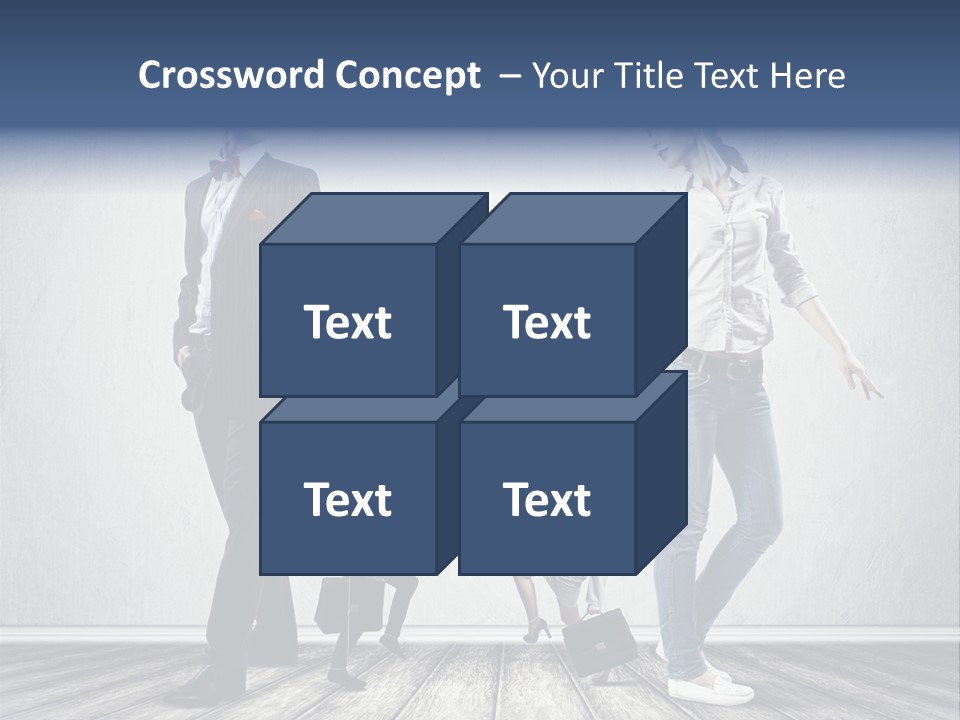 Marionette Exploitation Face PowerPoint Template