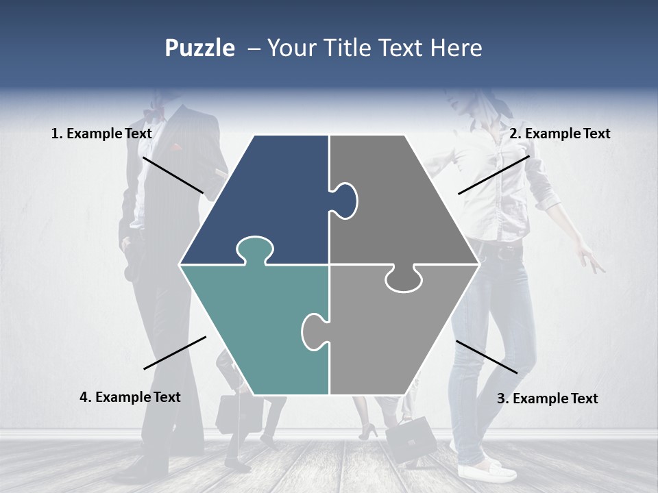 Marionette Exploitation Face PowerPoint Template