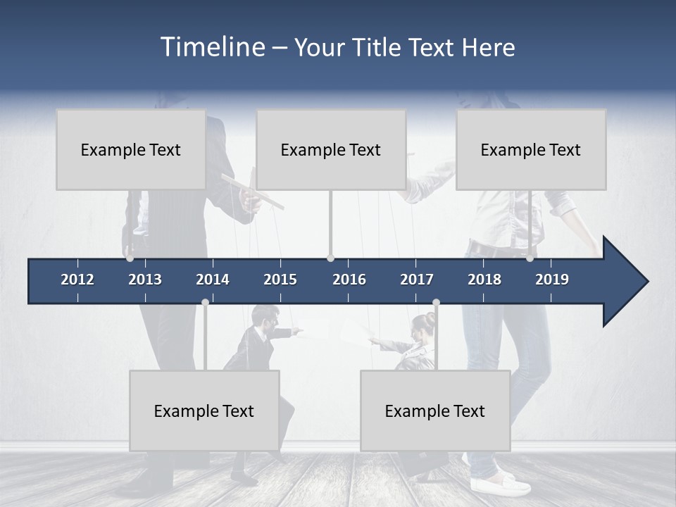 Marionette Exploitation Face PowerPoint Template