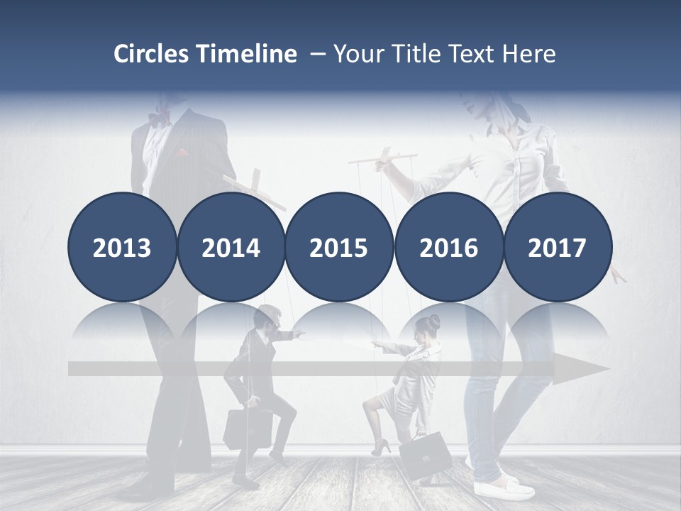 Marionette Exploitation Face PowerPoint Template