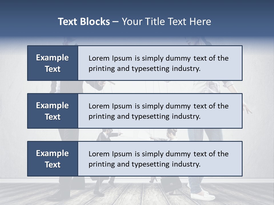 Marionette Exploitation Face PowerPoint Template