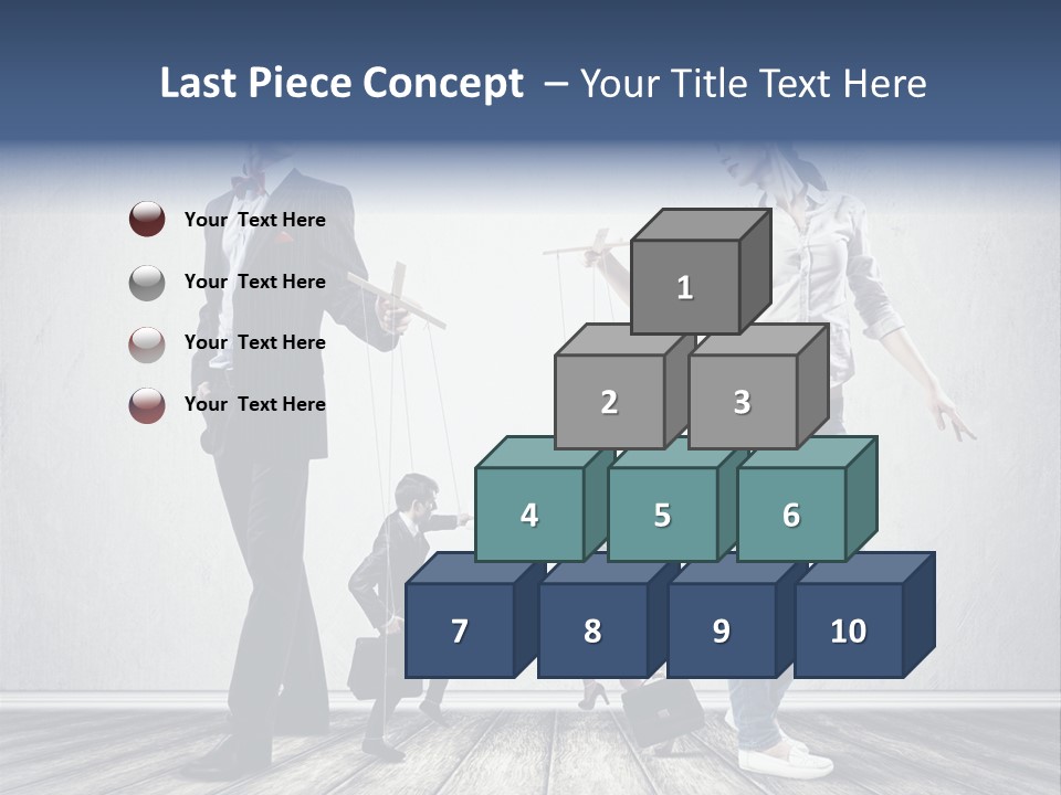 Marionette Exploitation Face PowerPoint Template