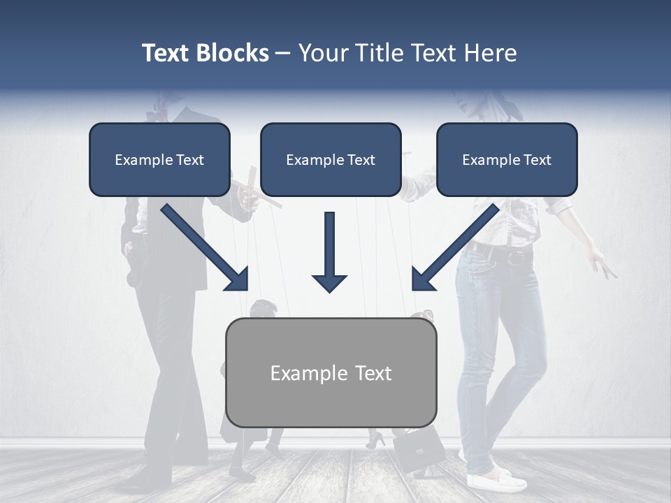 Marionette Exploitation Face PowerPoint Template