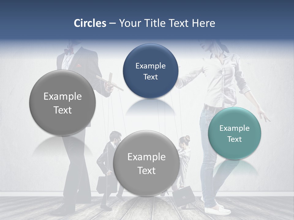 Marionette Exploitation Face PowerPoint Template