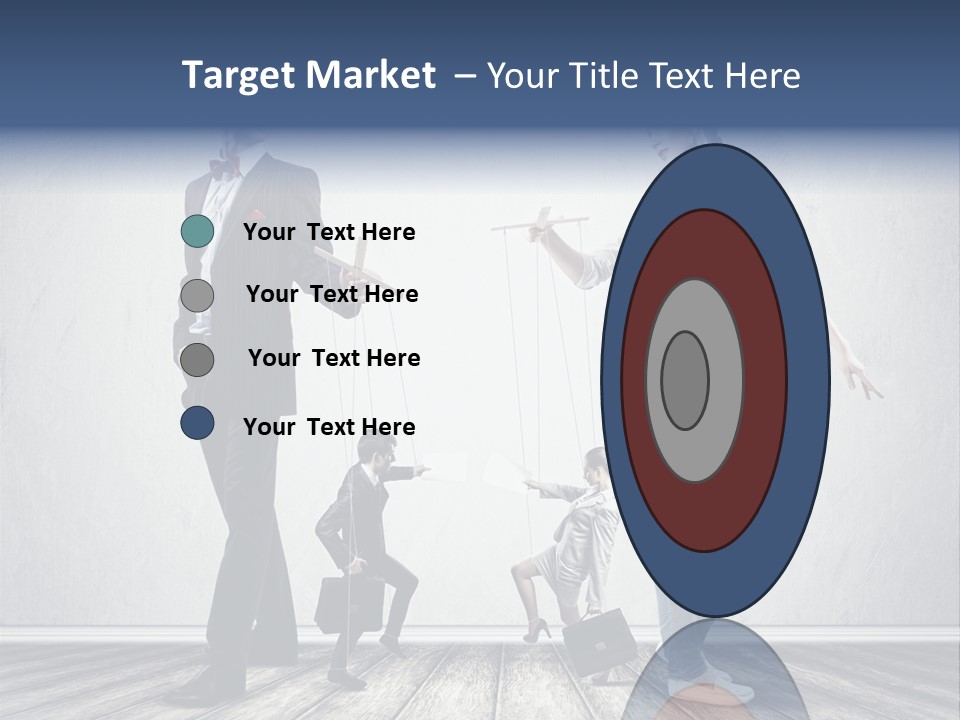 Marionette Exploitation Face PowerPoint Template