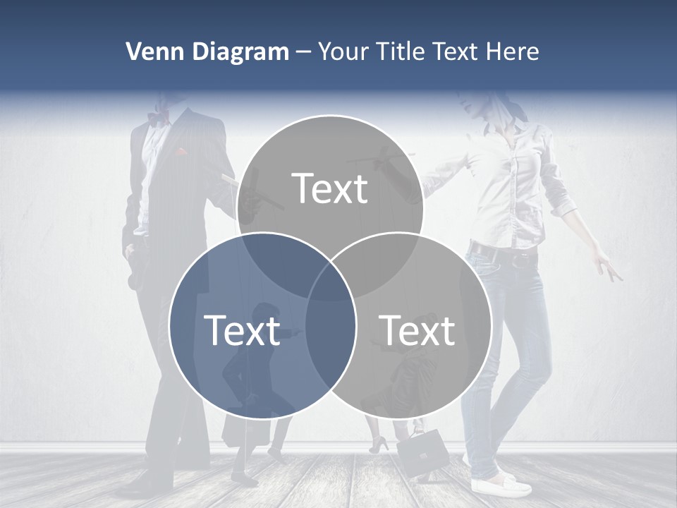 Marionette Exploitation Face PowerPoint Template