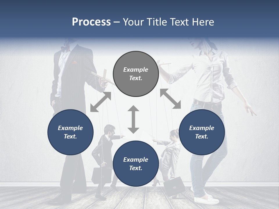 Marionette Exploitation Face PowerPoint Template