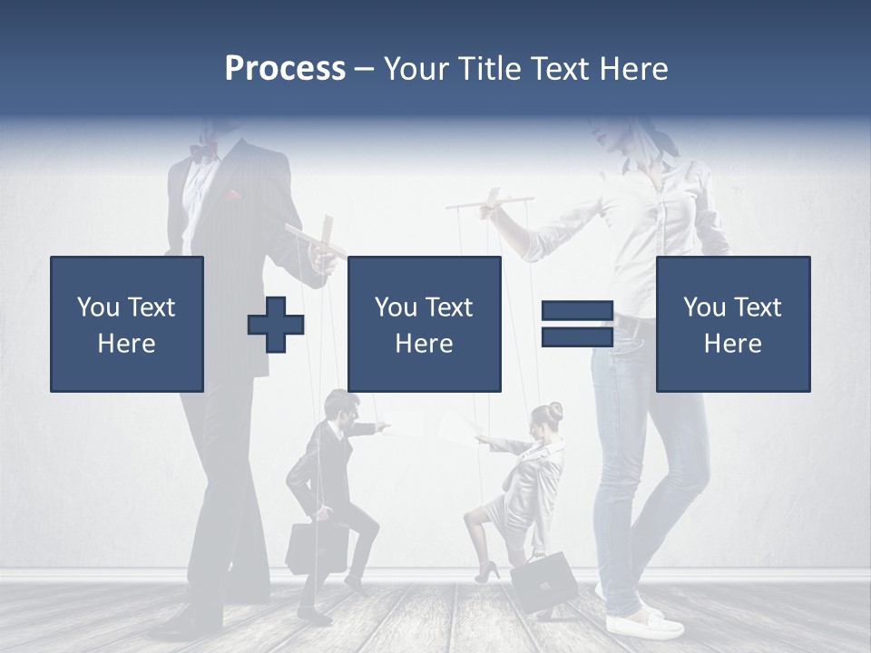 Marionette Exploitation Face PowerPoint Template