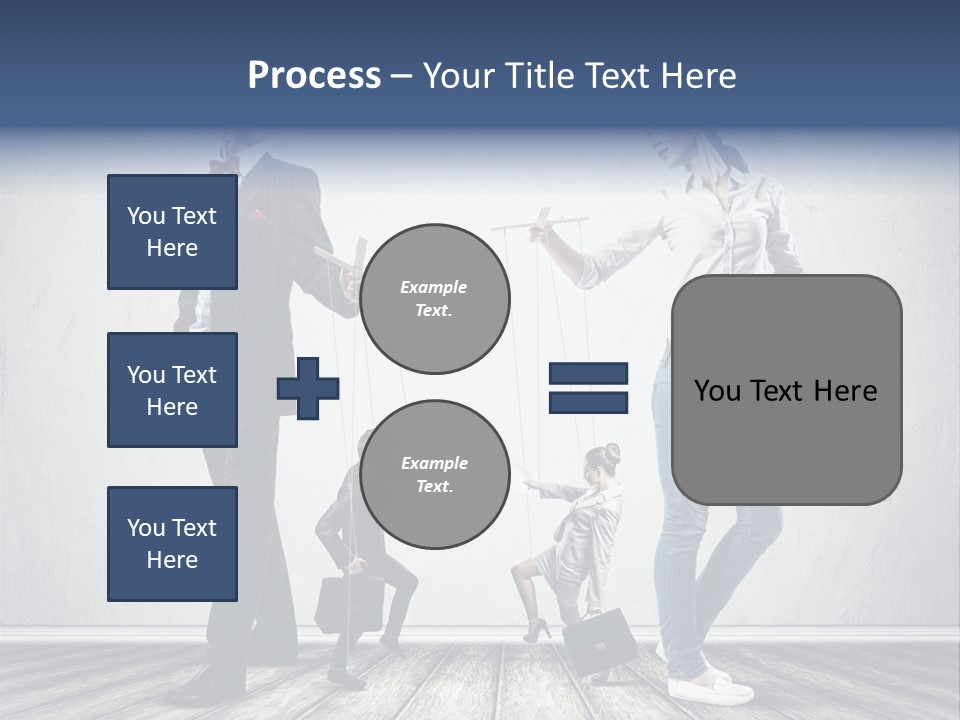 Marionette Exploitation Face PowerPoint Template