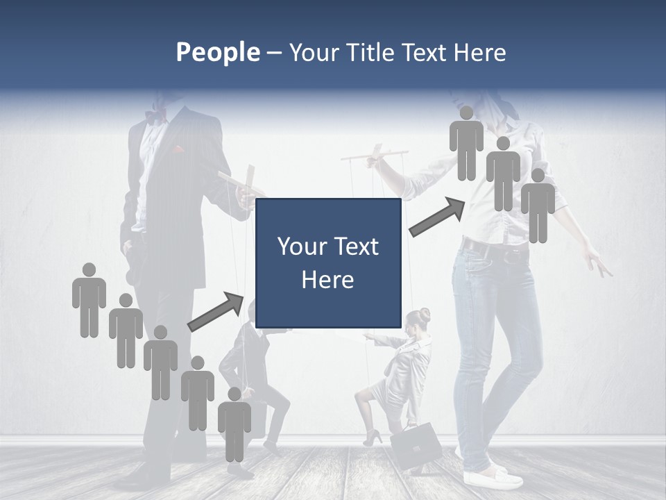 Marionette Exploitation Face PowerPoint Template
