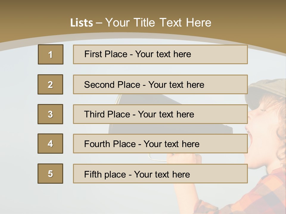Trumpet Creative Outdoor PowerPoint Template