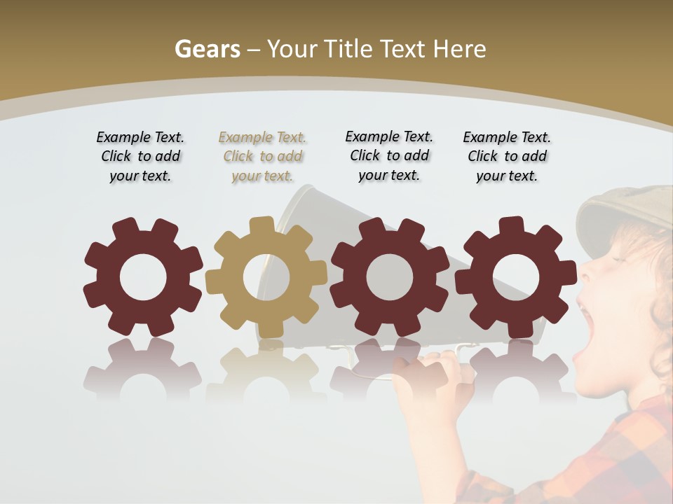 Trumpet Creative Outdoor PowerPoint Template