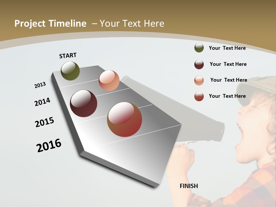 Trumpet Creative Outdoor PowerPoint Template