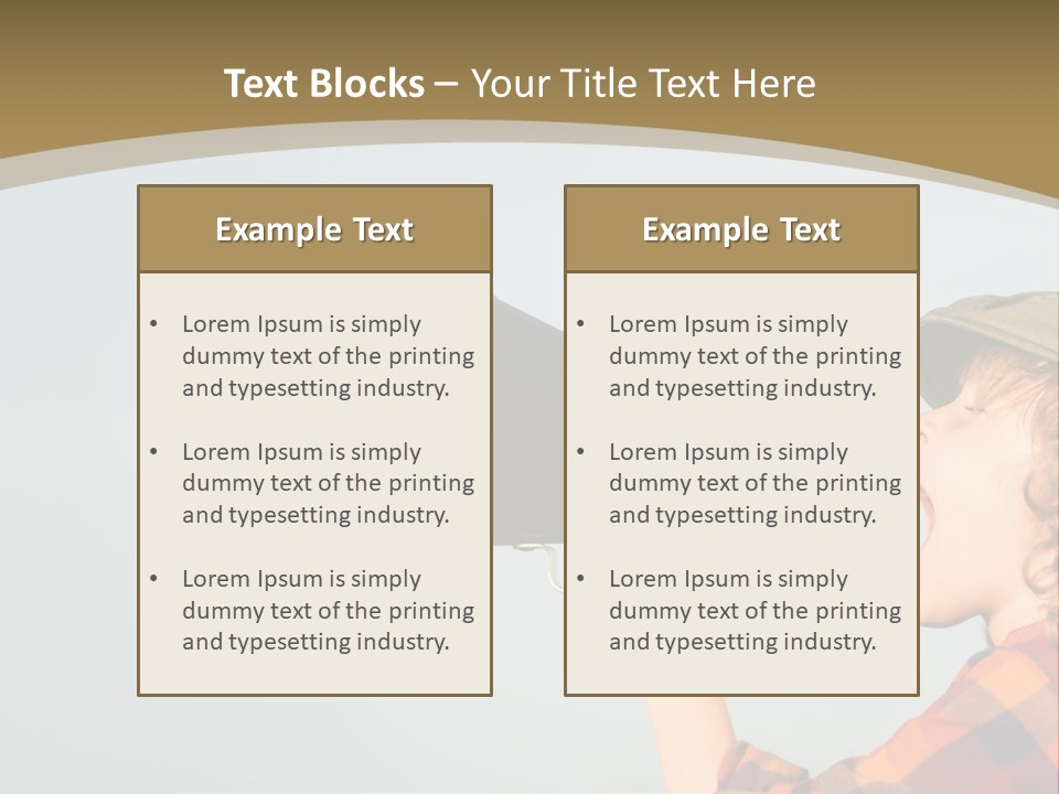 Trumpet Creative Outdoor PowerPoint Template