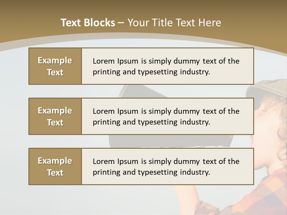 Trumpet Creative Outdoor PowerPoint Template