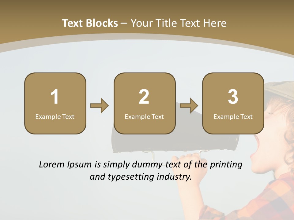 Trumpet Creative Outdoor PowerPoint Template