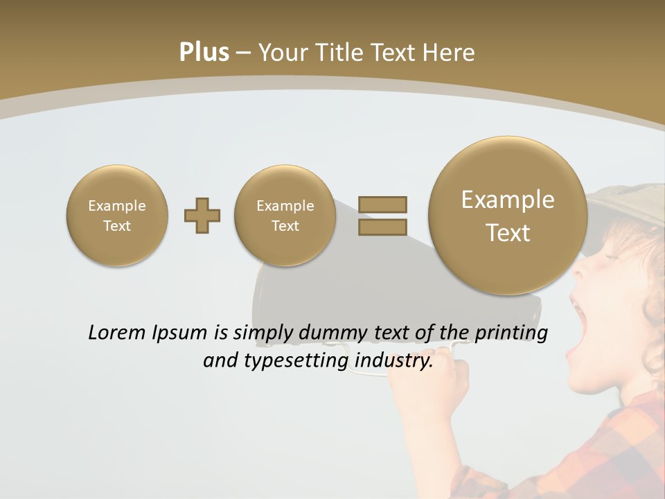 Trumpet Creative Outdoor PowerPoint Template