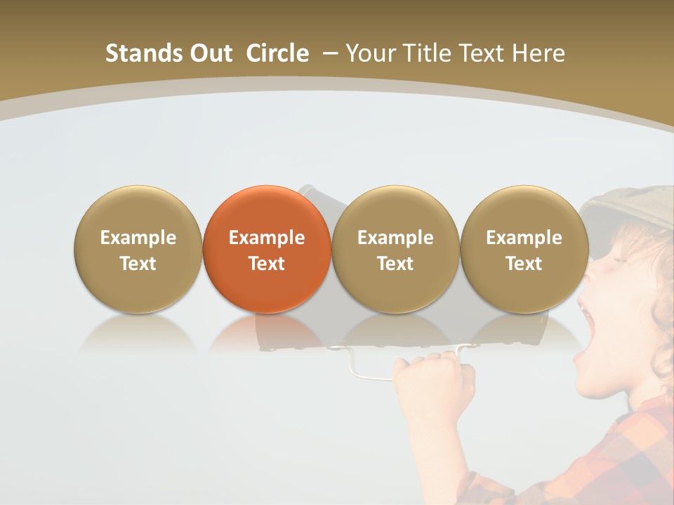 Trumpet Creative Outdoor PowerPoint Template