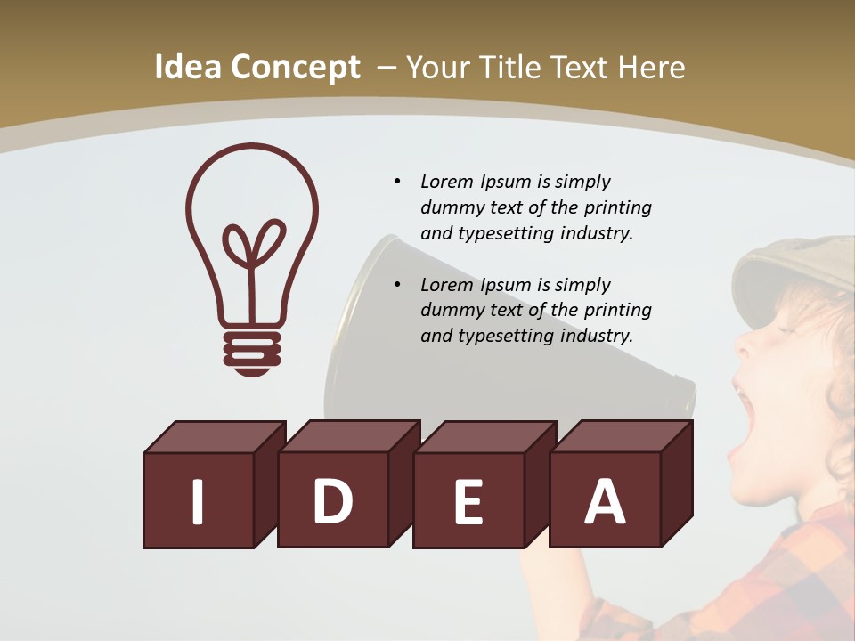 Trumpet Creative Outdoor PowerPoint Template