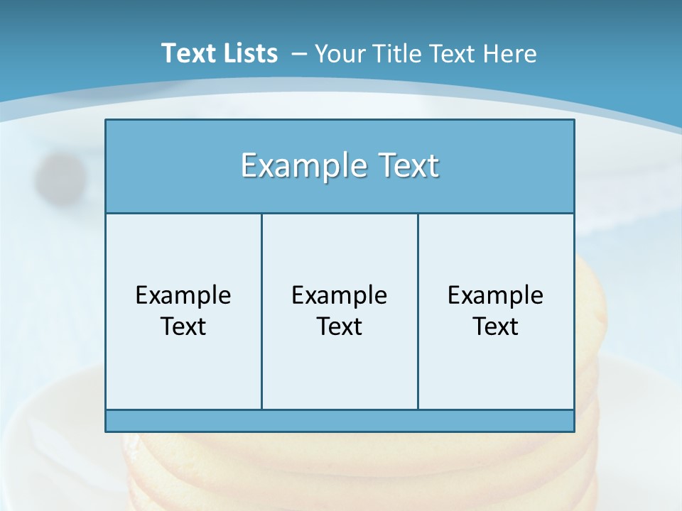 Colour Blue Strawberry PowerPoint Template