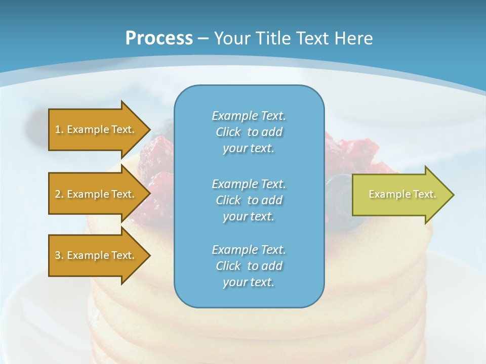 Colour Blue Strawberry PowerPoint Template