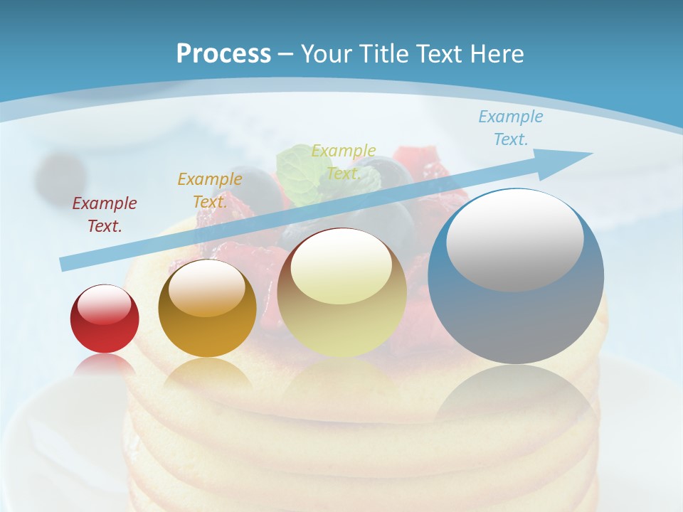 Colour Blue Strawberry PowerPoint Template