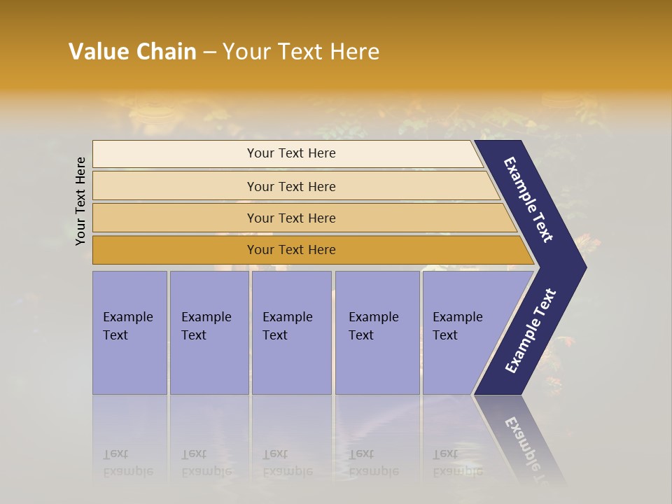 Laguna Wooden Clambering Plant PowerPoint Template