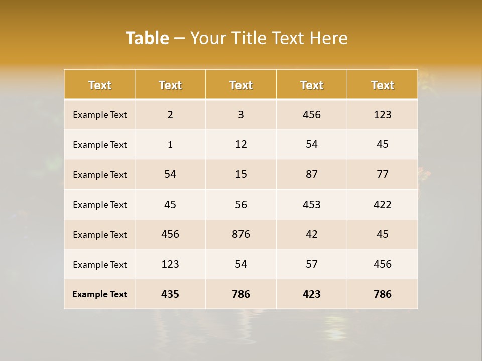 Laguna Wooden Clambering Plant PowerPoint Template