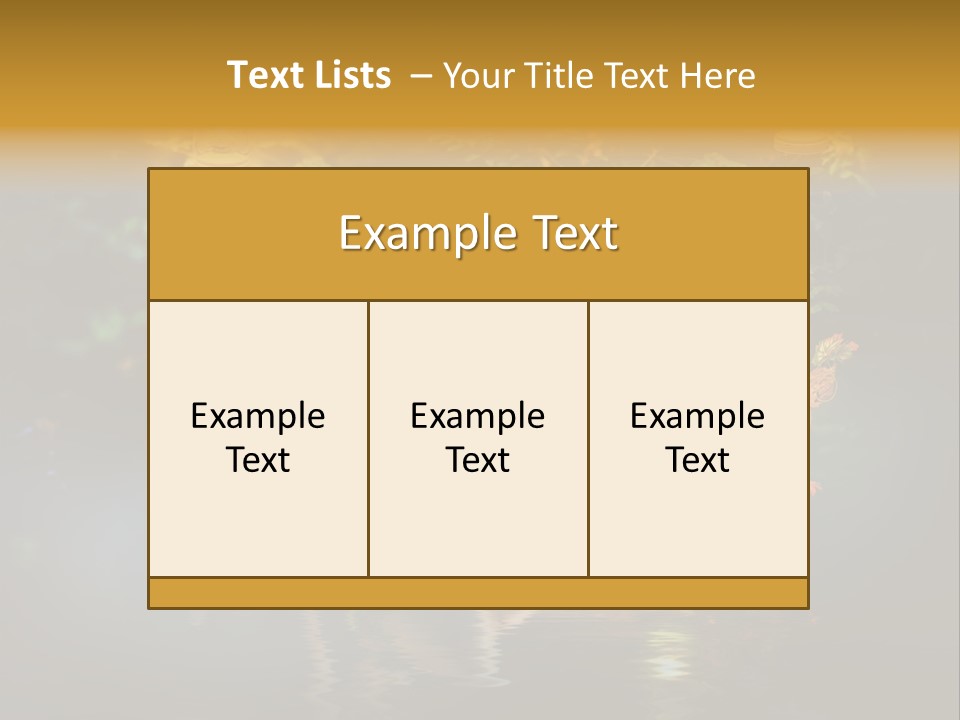 Laguna Wooden Clambering Plant PowerPoint Template