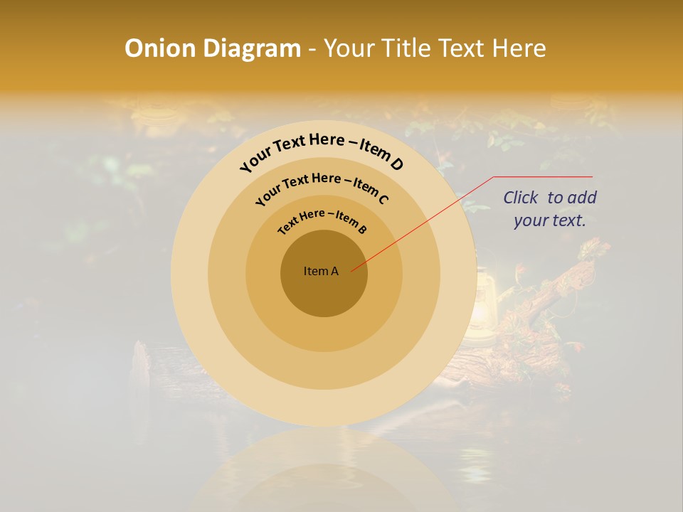 Laguna Wooden Clambering Plant PowerPoint Template