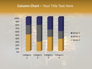 Laguna Wooden Clambering Plant PowerPoint Template