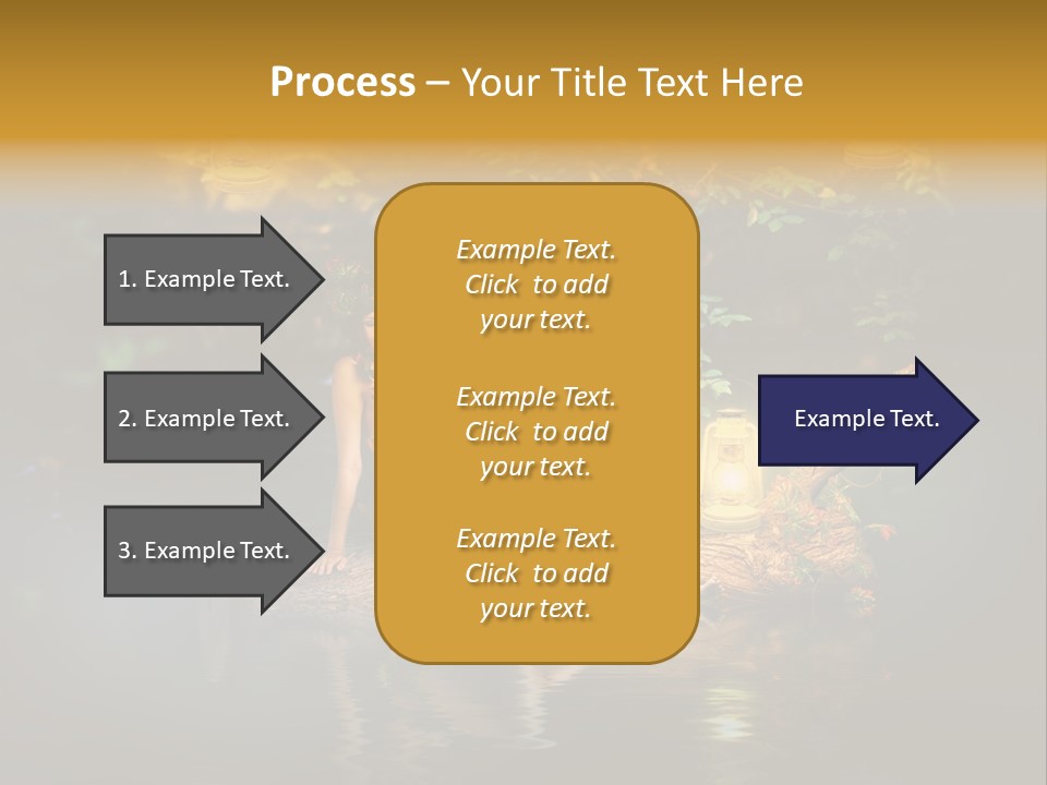 Laguna Wooden Clambering Plant PowerPoint Template