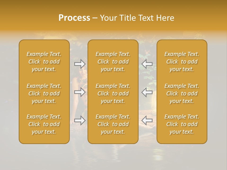 Laguna Wooden Clambering Plant PowerPoint Template