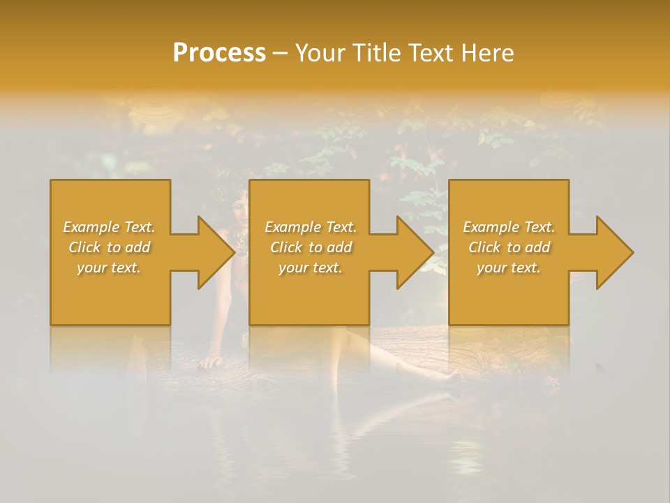 Laguna Wooden Clambering Plant PowerPoint Template